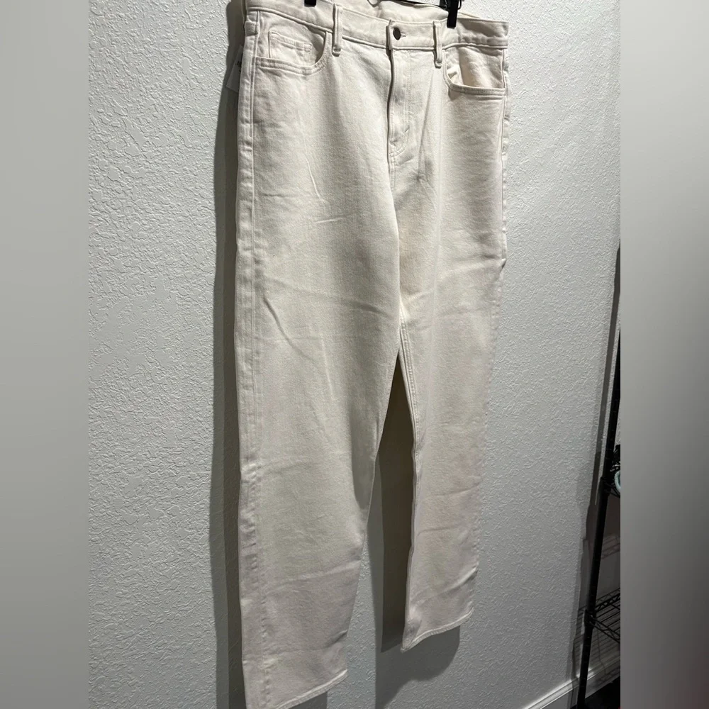 New Men's Banana Republic Organic Cotton relaxed fit light wash jean pants 36X36